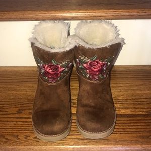 Brown Microsuede Shoes Sz 7.5